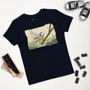 Blue Tit Kids' Organic T-Shirt